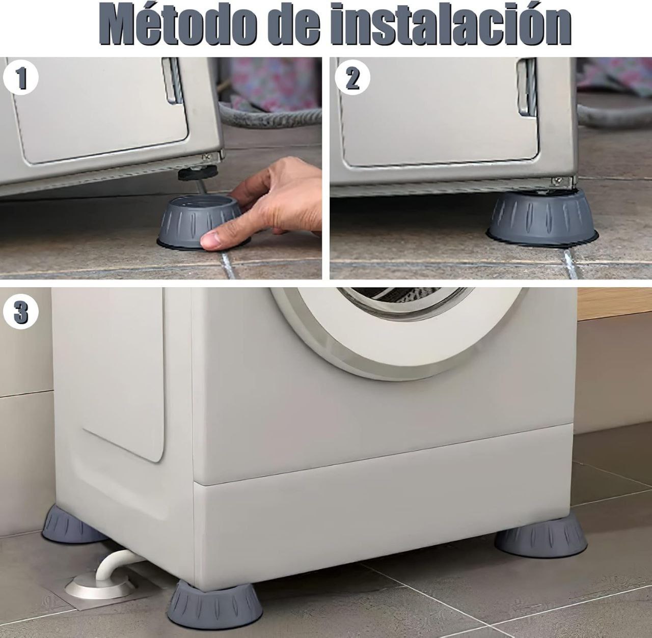 Soporte para lavadora antivibracion