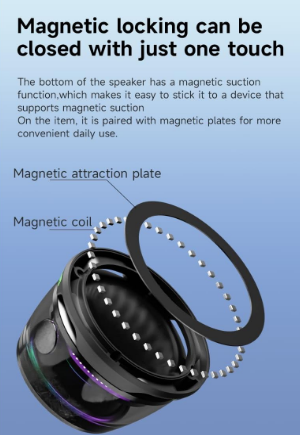 Altavoz Bluetooth magnético G200